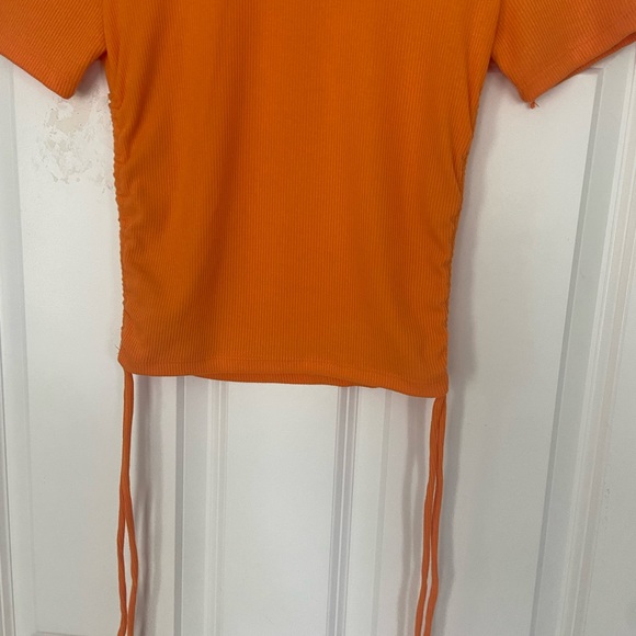 NWOT Zara Drawstring Side Ribbed Too - Picture 3 of 4